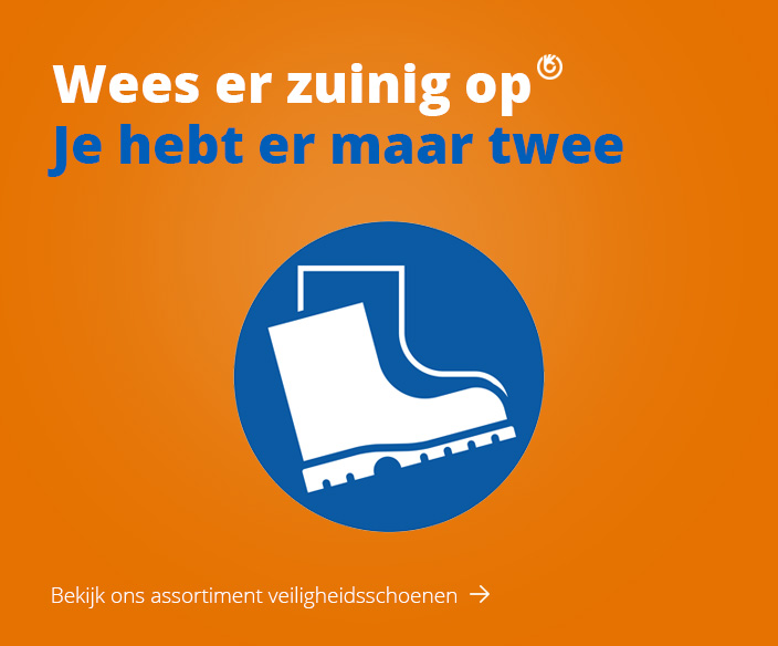 Banner werkschoenen